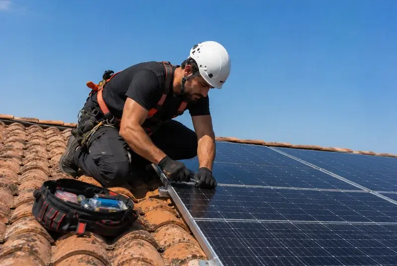 Maintenance et monitoring de panneaux solaires à Hem
